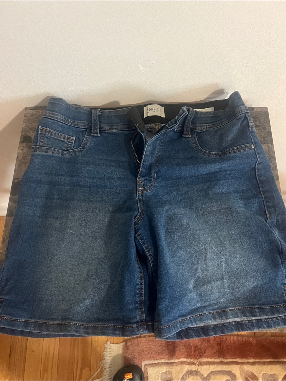 Angel Dear Women's Denim Shorts - Blue